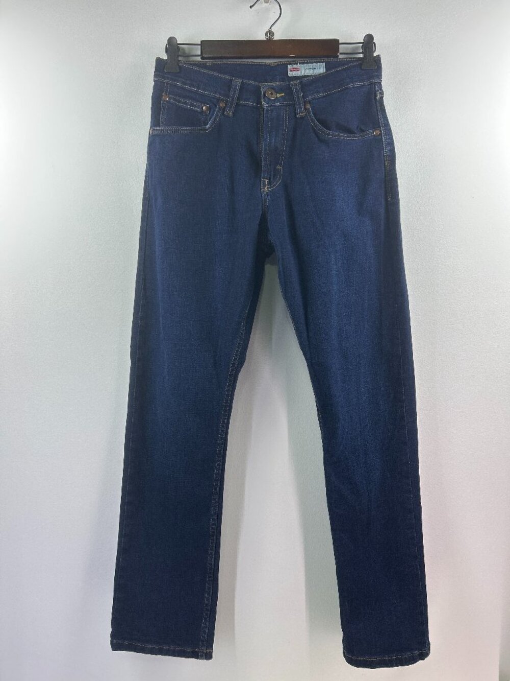 Wrangler Athletic Fit Dark Wash Denim Jeans Men's 26x30